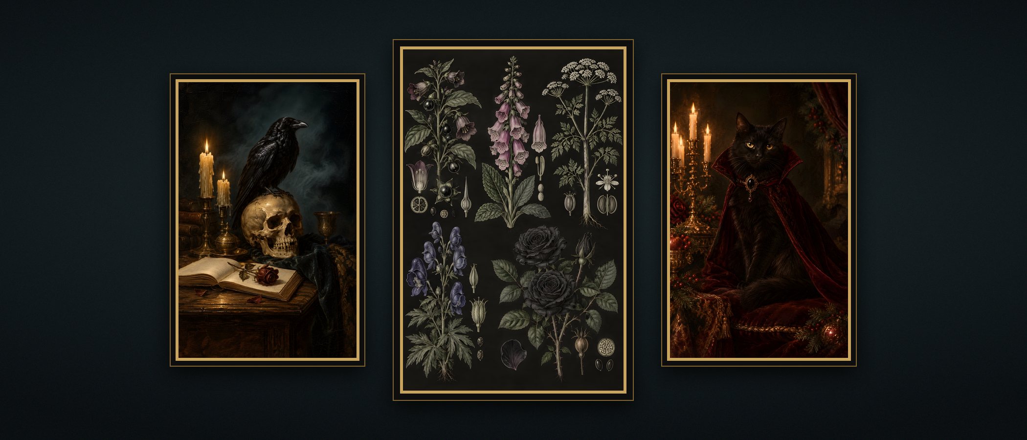 How to Build a Gothic Gallery Wall (Without Spending a Fortune)
