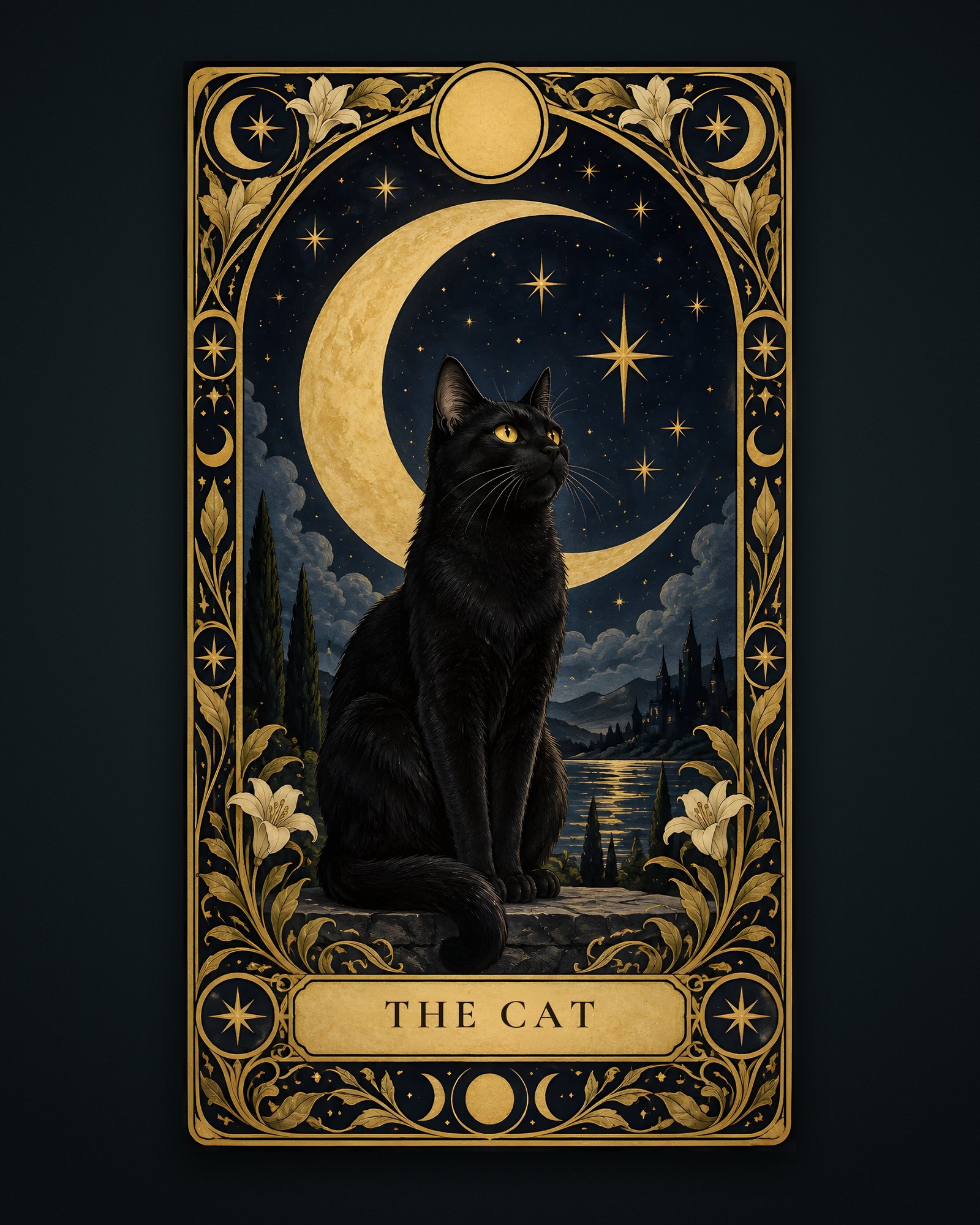 Midnight Tarot: The Cat