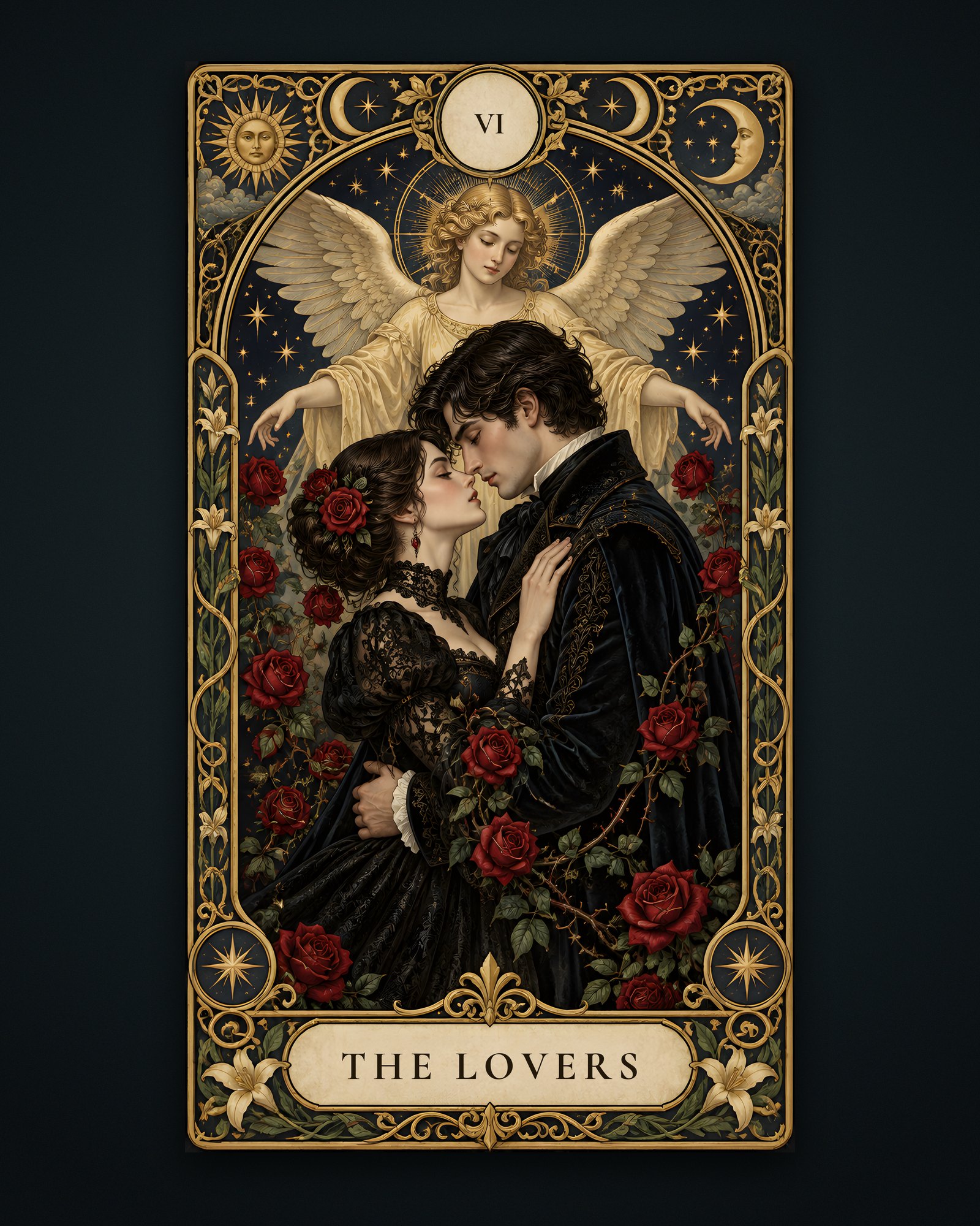 Midnight Tarot: The Lovers