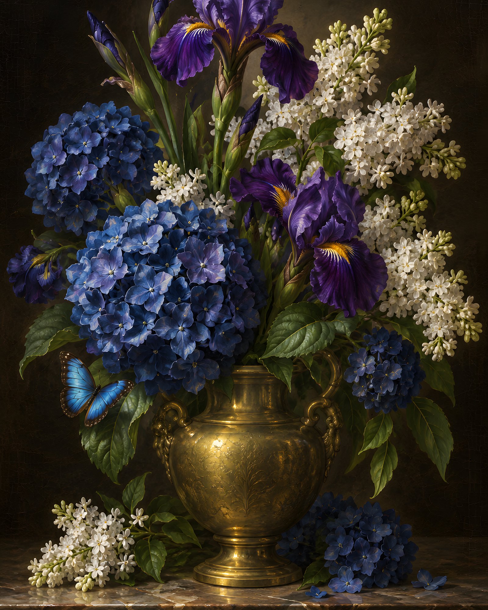 Moody Florals: Midnight Hydrangea