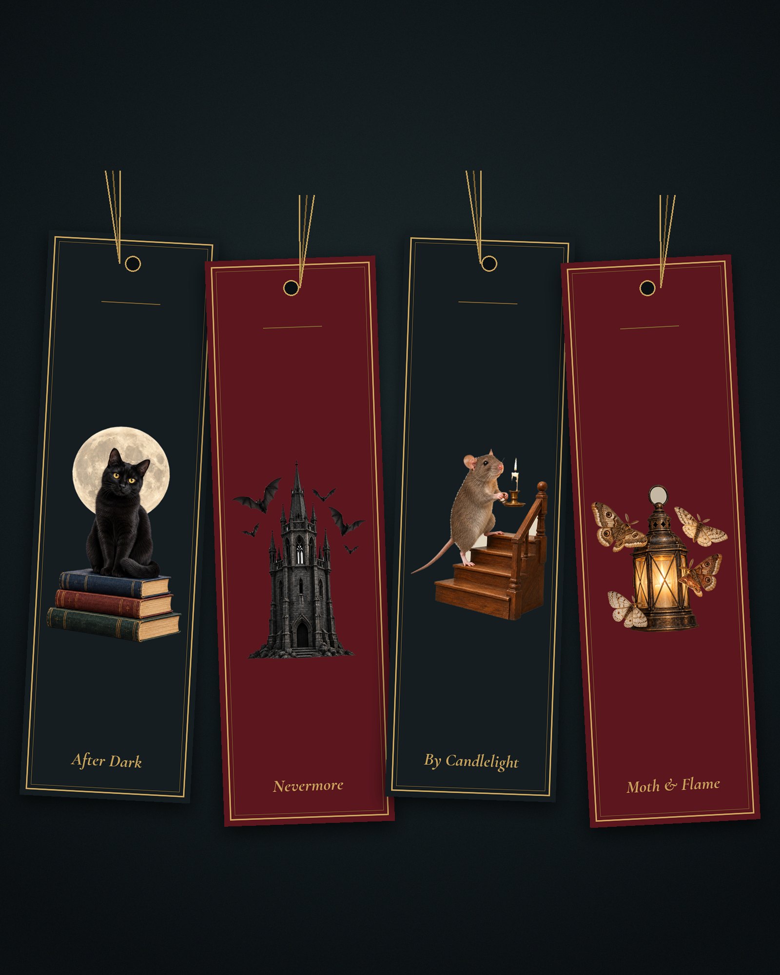 Familiar Bookmarks — 8 Printable Designs